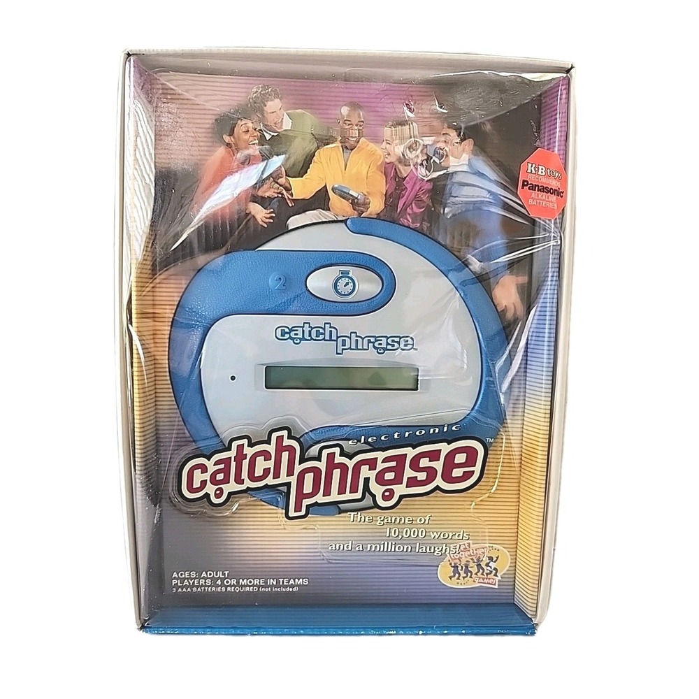 VTG Hasbro Catch Phrase 1st Edition Y2K Electronic Handheld Game 2000 Adult NEW